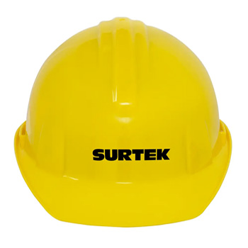 CASCO DE SEGURIDAD CON AJUSTE DE INTERVALOS AMARILLO SURTEK (137308)